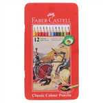 مدادرنگی 12 رنگ فلزی FABER CASTELL 115844 Classic