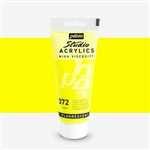 رنگ آکریلیک Pebeo 832372 100ml Fluorescent Yellow 372