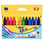 پاستل روغنی 12 رنگ 3 گوش BiC